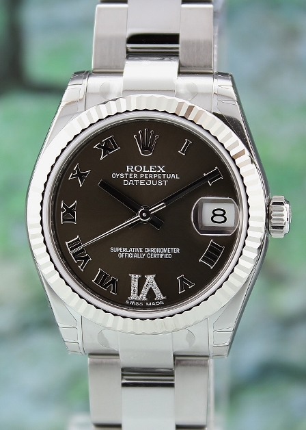 (image for) UNWORN ROLEX MID SIZE OYSTER PERPETUAL DATEJUST - 178274